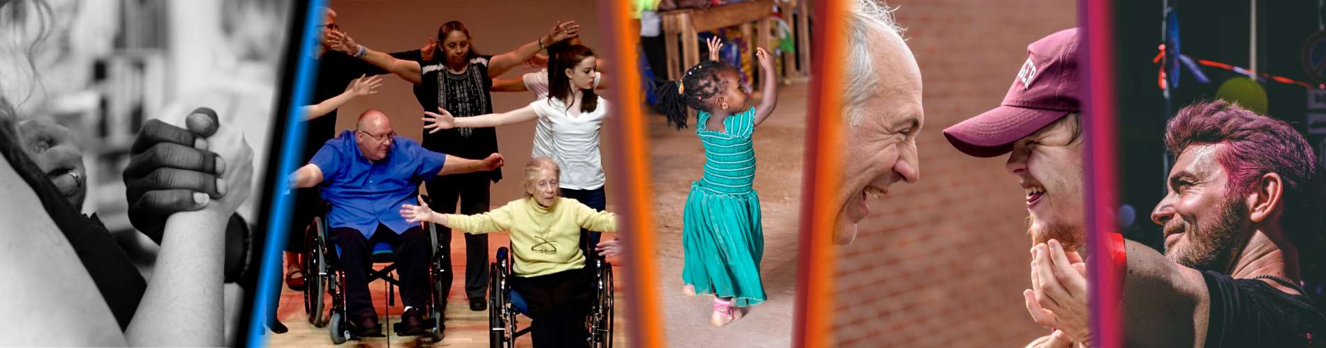 A montage of pictures showing diversity in race, age, ability, sexual orientation and gender.
